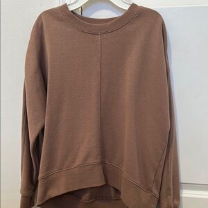 Hippie Rose Brown Sweatshirt